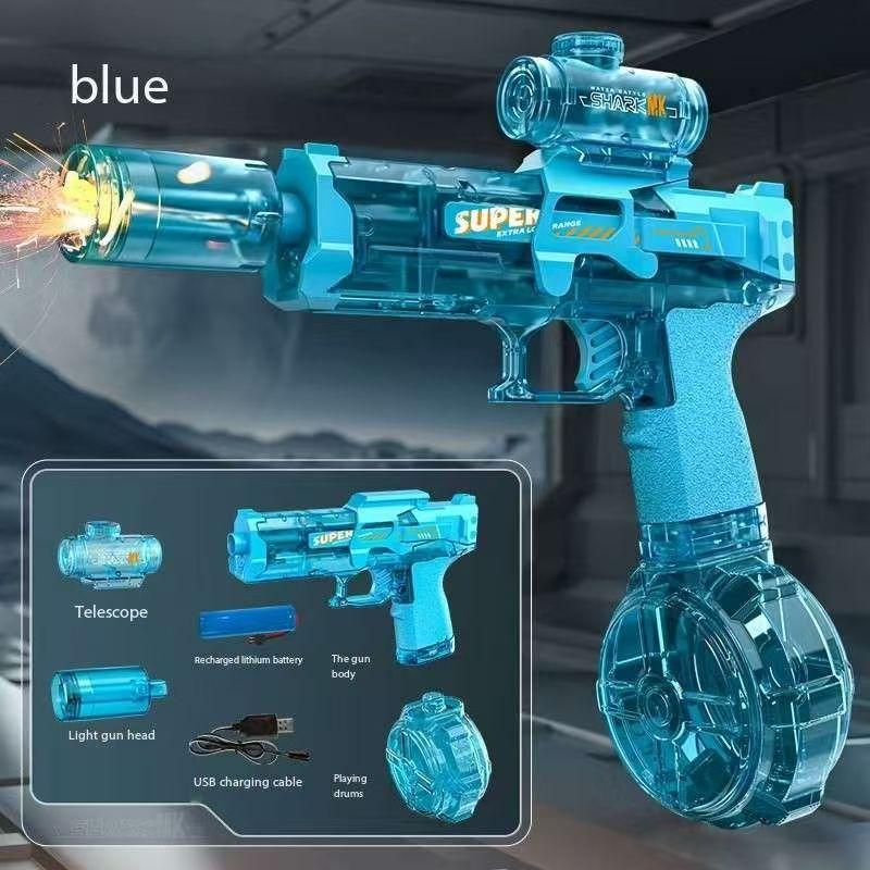 Non-Toxic New Automatic Summer Electric Toy Water Gun Induction Water Absorbing Hightech Spray Pool Outdoor Beach Water Fight Toy For Kid