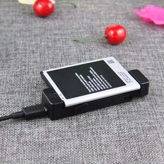 Universal External Battery Dock LED Indicator Charger Charging for Samsung S5