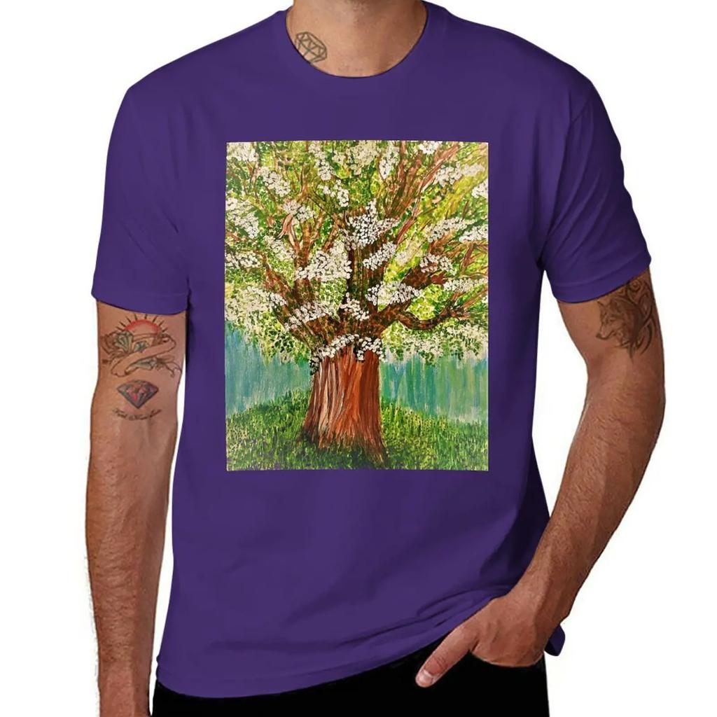 Peace tree T-Shirt oversized graphics mens t shirts casual stylish