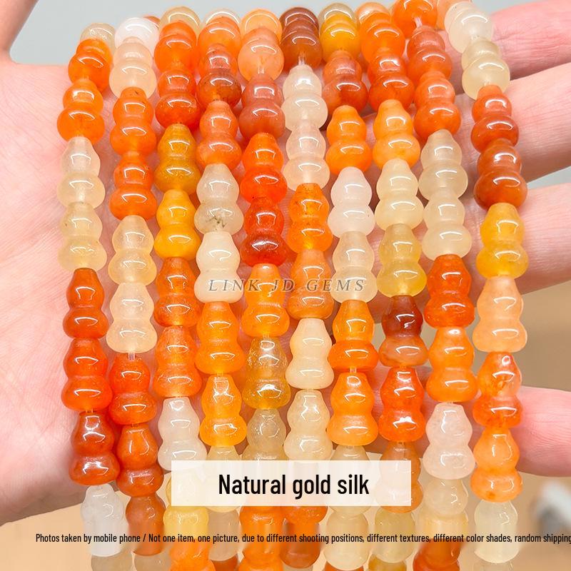 Jingde Jewelry Natural Aventurine Gourd Beads Pendant for DIY Accessories