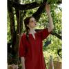Demana Summer Linen Blend Round Neck Dress