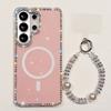 Samsung S11Ultra flash diamond IMD strong magnetic mobile phone case S11FE flash powder laser love S11 protective case