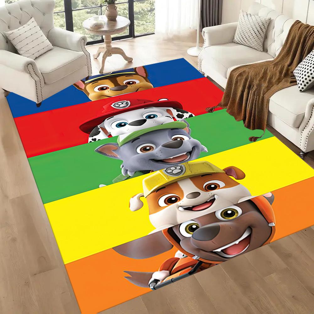 Paw Patrol: Heroic Rescue Team Square rugs are a great choice for living rooms, bedrooms, home décor, and as gifts.