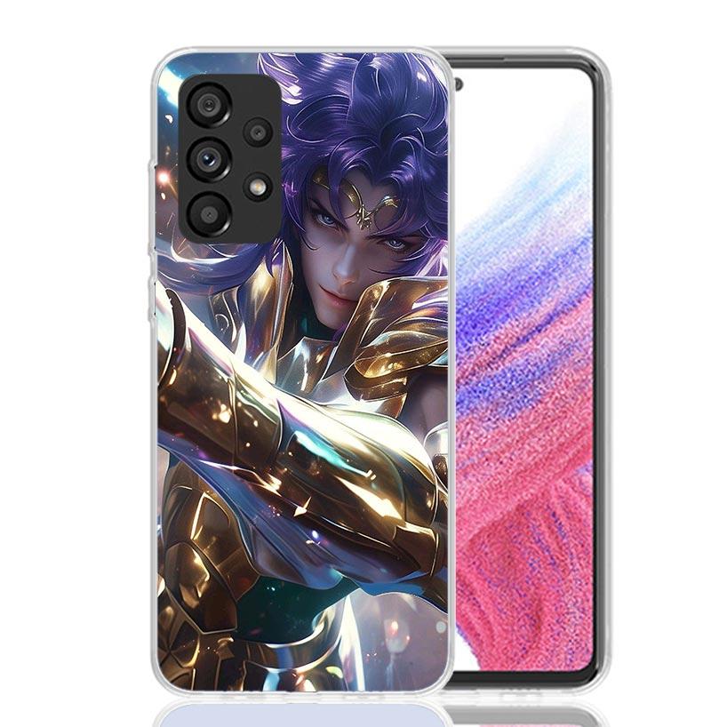 Saint Seiya Cool Phone Case For Samsung Galaxy A17 A16 A14 A15 A13 A57 A56 A54 A55 A53 A37 A36 A34 A35 A33 A26 A24 A25 A23 Galax