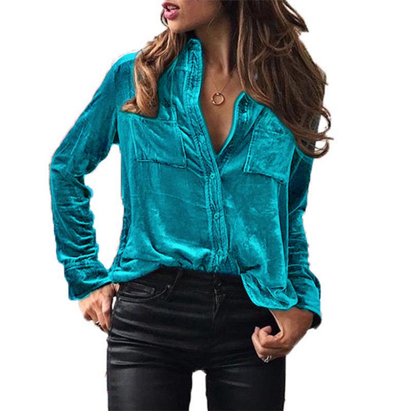 European & American Women's Fashion Long Sleeve Shirt - Spring Autumn Collection