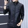Spring and Autumn Leather Jacket Men's Trend Locomotive Leather Jacket Men's Leather Jacket Spring and Autumn
