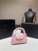 Diamond-Pattern Lambskin Crossbody & Shoulder Bag - Versatile Women's Handbag with Chain, Bright Finish, Small Square Design