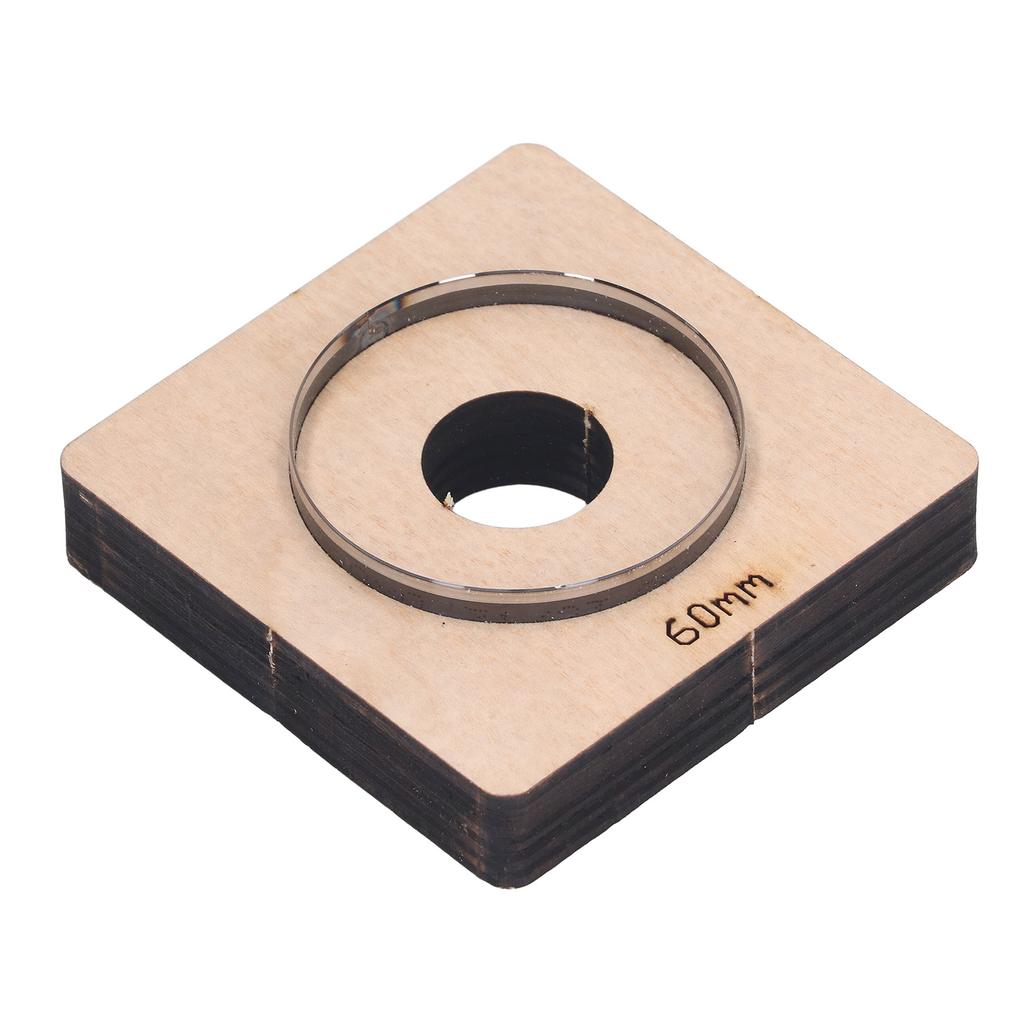 Skórzana wykrojnik 60mm średnicy okrągły kształt pusty stop stali stopowej o wysokiej twardości wykrawanie skóry