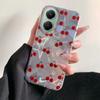 Fruit Red Cherry Women Girls Feather Texture Phone Case for Xiaomi Poco X5 X7 M6 Pro X6 X3 Pro NFC C75 C71 C65 C61 M5S TPU Cover