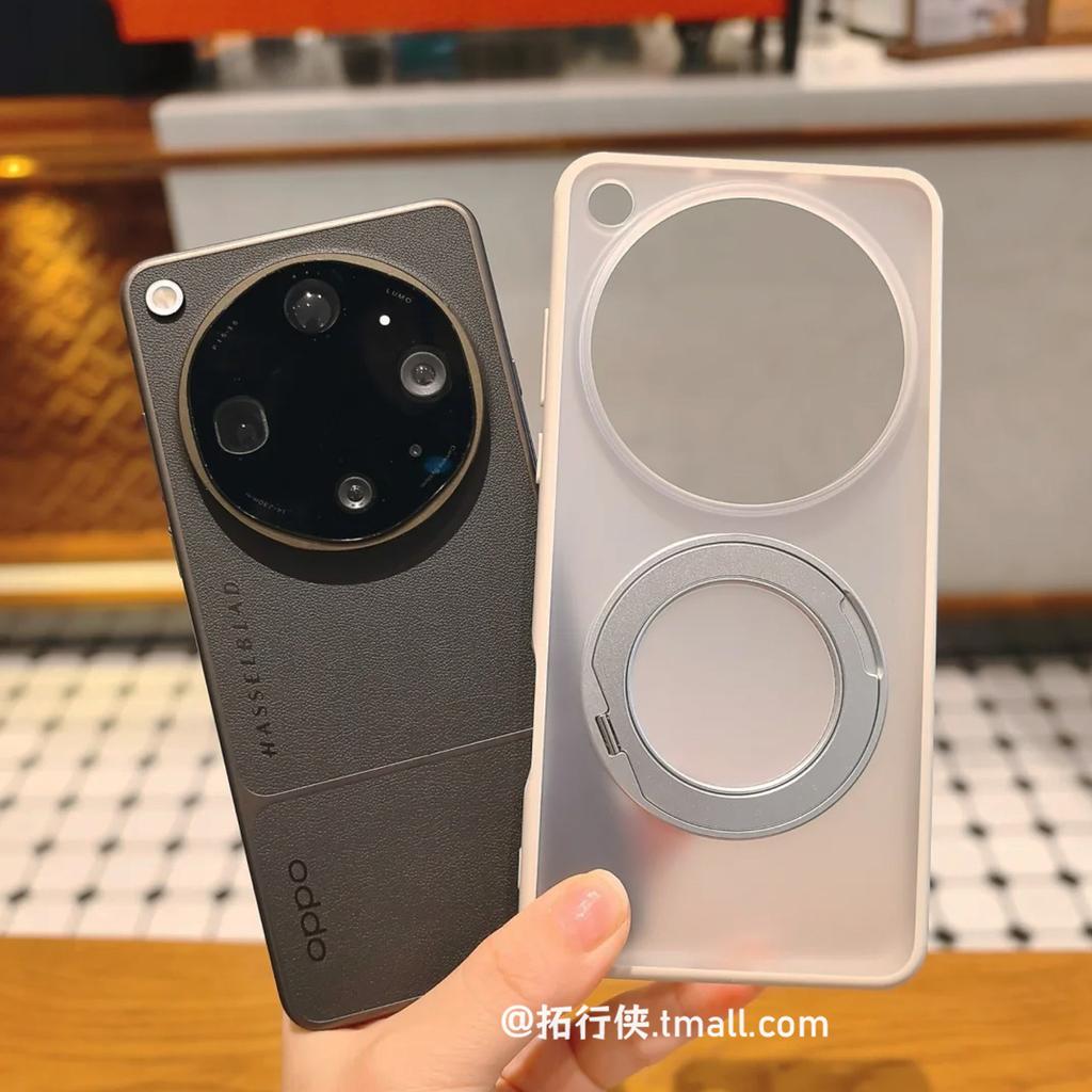 For OPPO Find X9 Ultra Case Fashion Magnetic 360° Ring For MagSafe Matte Transparent Acrylic Cover Lightweight Dustproof Bumper