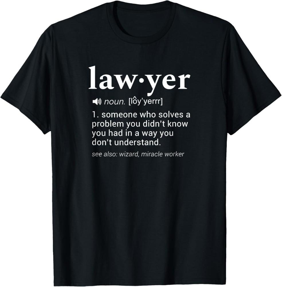 Lawyer Dictionary Definition Funny Gag Design for Lawyers Gift Unisex T-Shirt