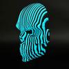 Model 3D Printing Skulls Toys Simulation Luminous Quantum Skull Glowing Skeleton Toy  Desktop Decor