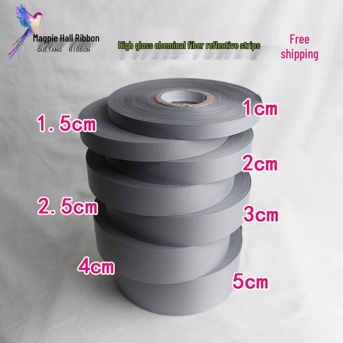 

Светоотражающая ткань высокой видимости для рюкзаков и одежды 1 cm Wide 100 m Synthetic Fabric