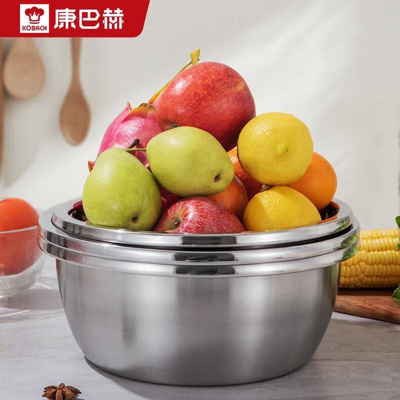 Kombach 4-Piece 304 Stainless Steel Cookware Set