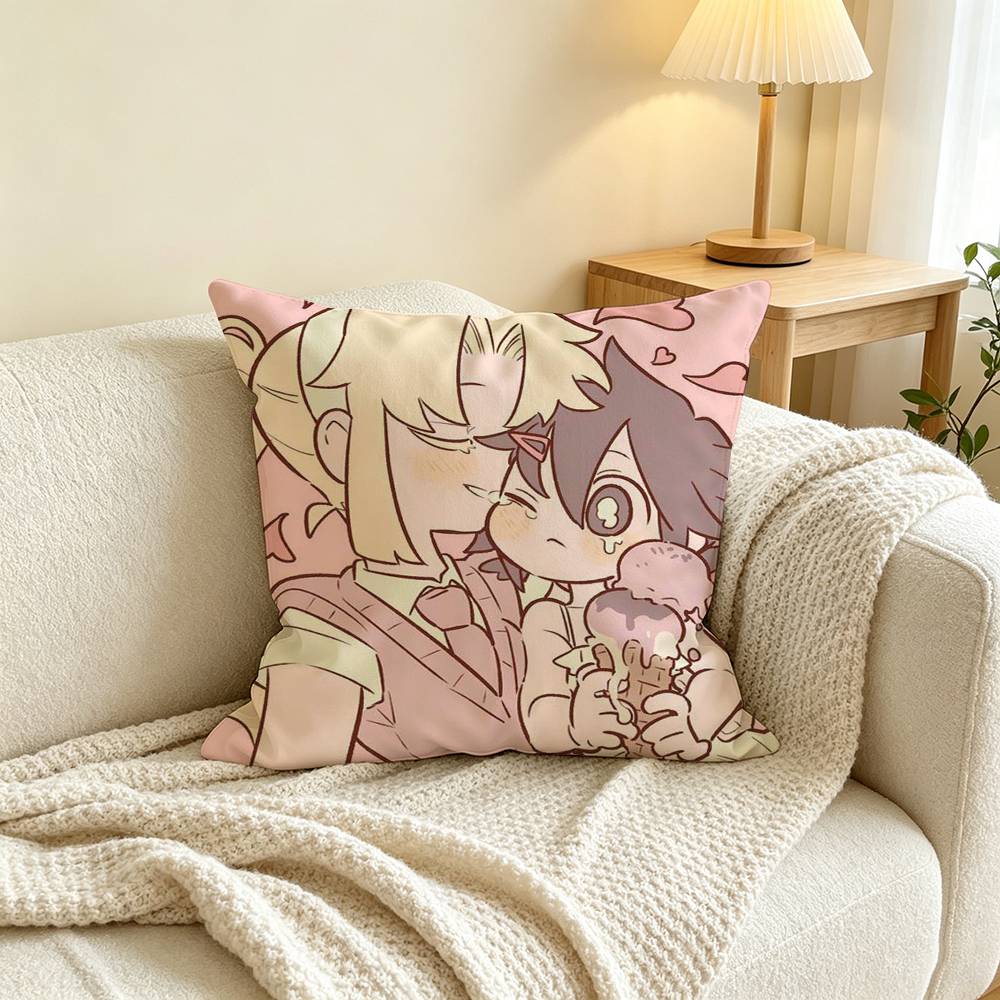 Manhwa I Love A-Amy-S  Pillow Case Square Double-Sided Sofa Cushion Cover Bedroom Bedside Pillow