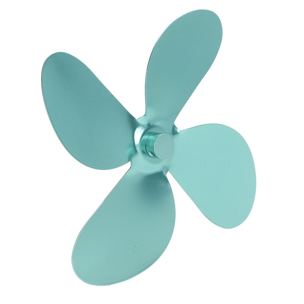 Fireplace Fan Blade 4 Blades Aluminium Alloy Christmas Style Wood Stove Accessories