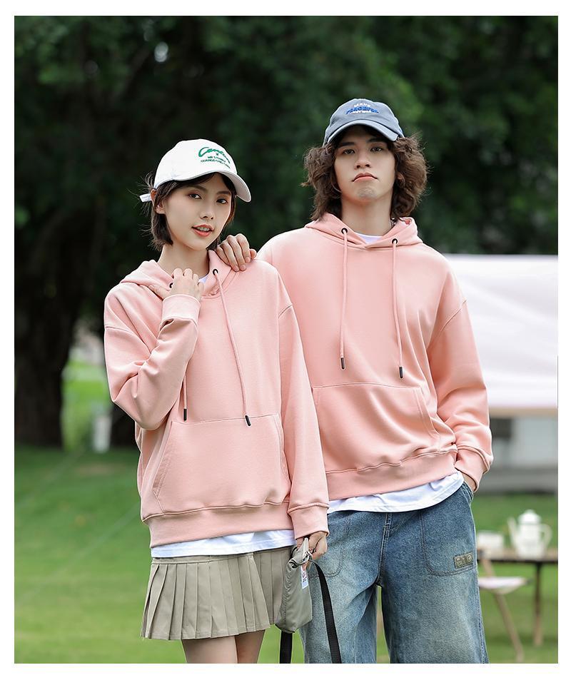 Women's Thick Hooded Pullover Sweatshirt - Loose, Drop Shoulder, Cute & Versatile College Style for Autumn 2024 Arrival