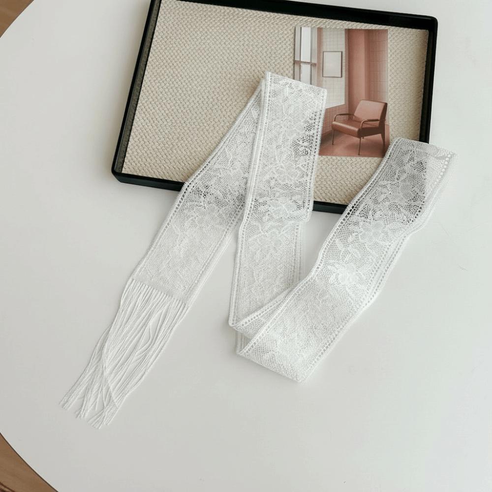 Floral Multifunctional Headscarf Elegant Bag Strap New Lace Printed Scarf  Formal Events