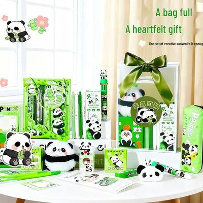 Set de Papelería Panda: Regalo Souvenir Creativo para Estudiantes de Primaria