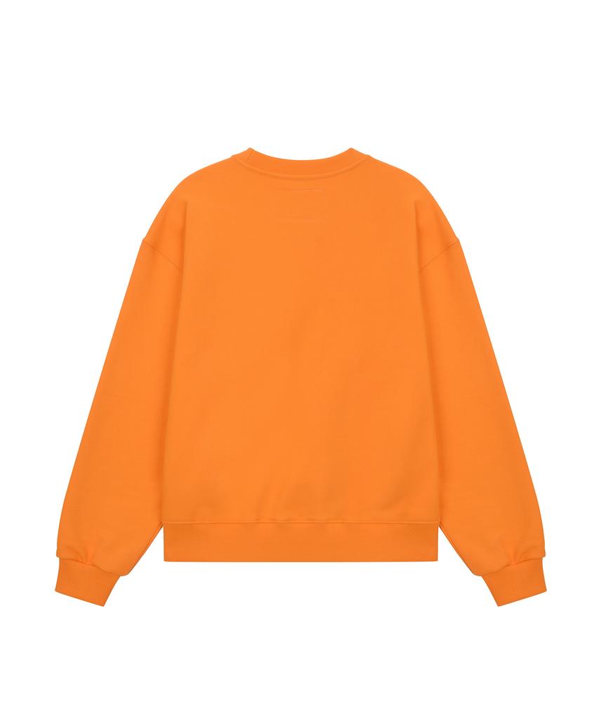 Matile Basic Logo Sweatshirt / Orange