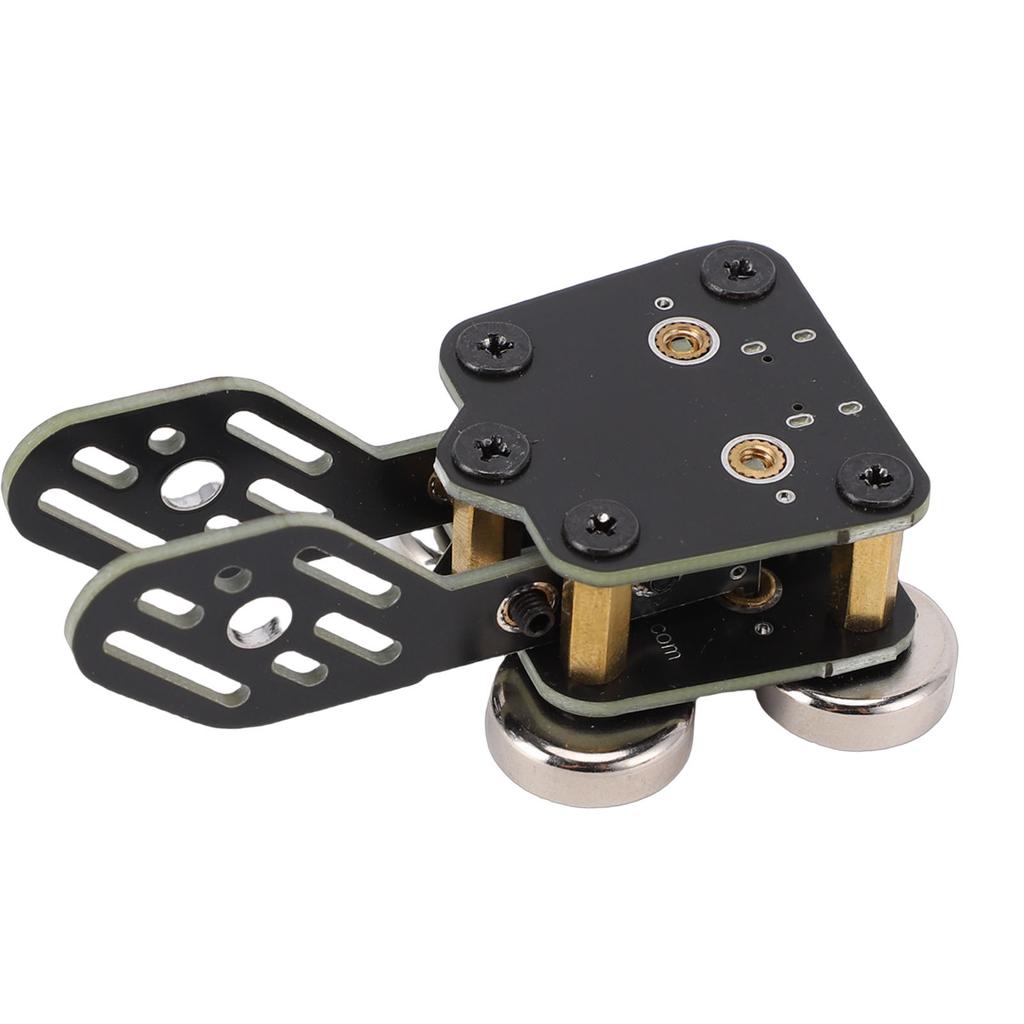 CW Key Quick Response Double Paddle Morse Code Key with Magnetic Base 3.5mm Jack Type C Port for Smartphone Computer Ham Radio