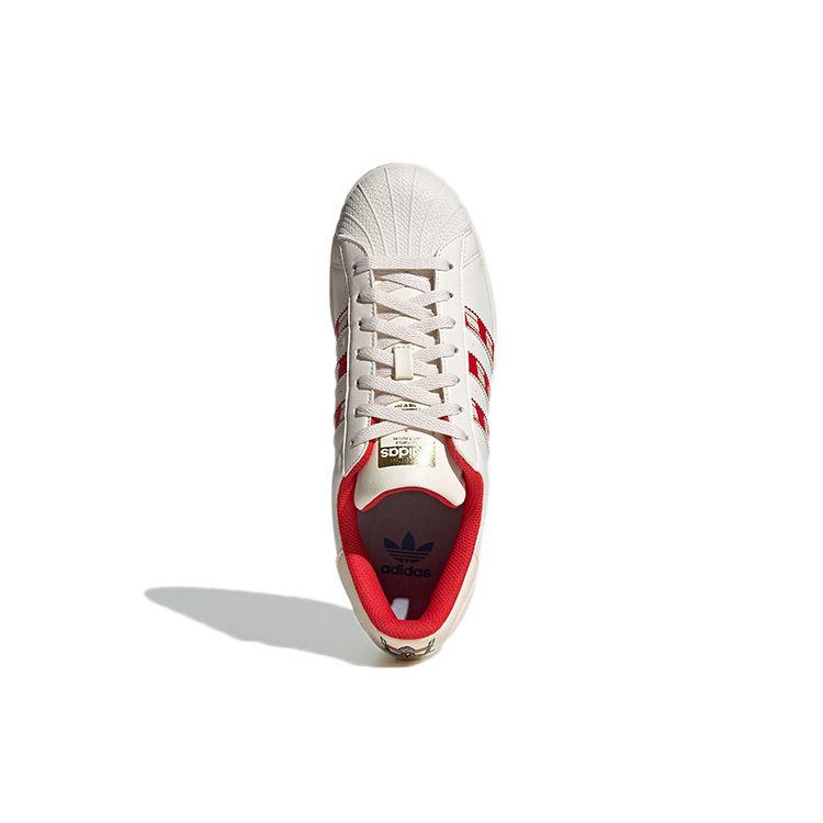Adidas Superstar Candy Cane Unisex Sneakers White Red GZ4715