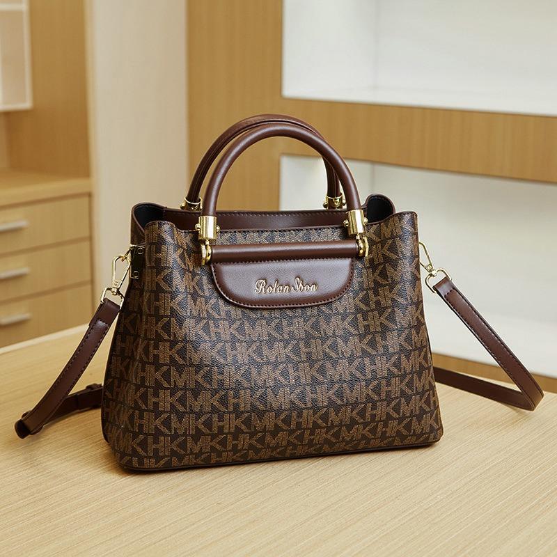 Popular Casual Work Women's Bags, Large-capacity Retro Exquisite and Versatile Handbags, High-end Printed Tote Bags
