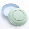 4pcs/Set Wheat Straw Plate Lightweight Unbreakable Reusable Dinner Dishes Plates Dishwasher & Microwave Safe for Kitchen Camping