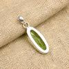 Grüner Amethyst-Edelstein, handgefertigter Schmuck aus 925er Sterlingsilber, schöner Anhänger für Frauen