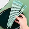 5 Pairs Food Chopsticks Heat Resistant Lightweight Pink Cherry Blossom Chopsticks for Home