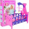 Martom Doll Bed with Canopy, Blanket, and Pillow