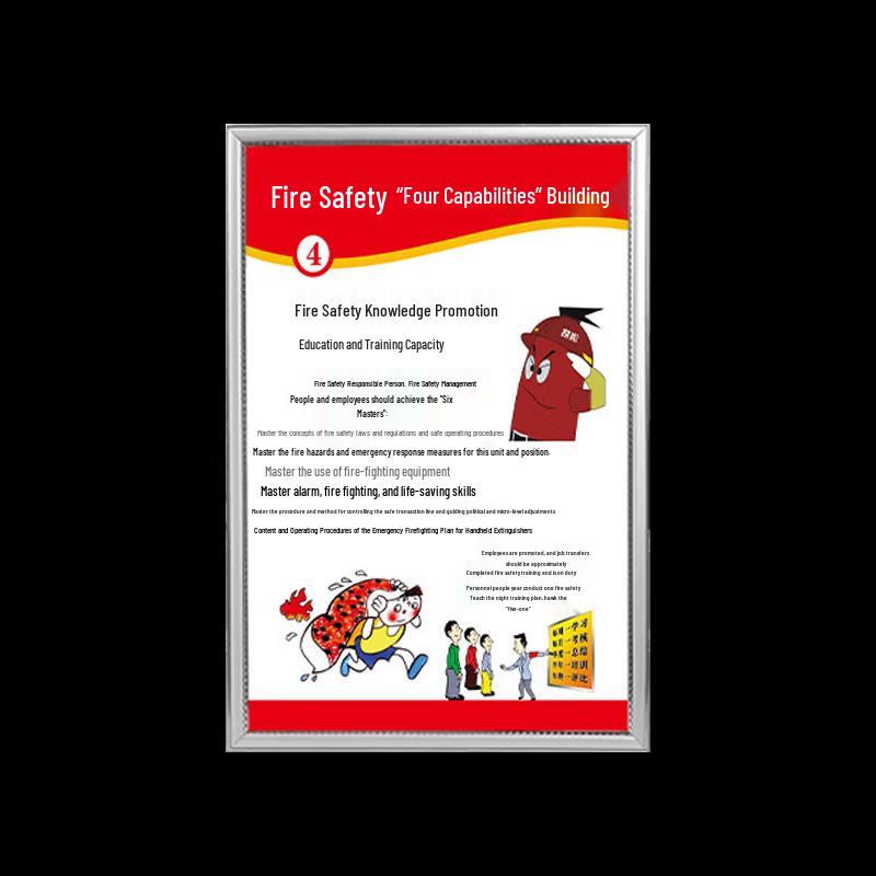Rectangular Plastic Notice Board with Stand