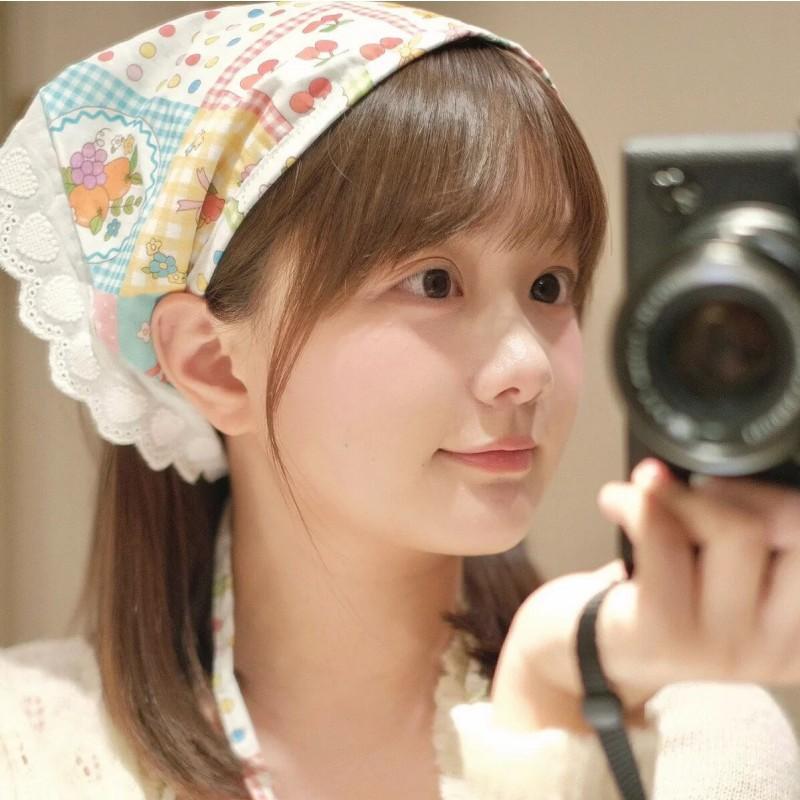 New handmade crocheted dopamine colorful fruit beret adult hat