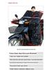 Bent Beam Motorcycle Windshield Fleece-Lined Waterproof Knee Pads - Warm, Thickened, Cold-Proof, Four Seasons Use.
