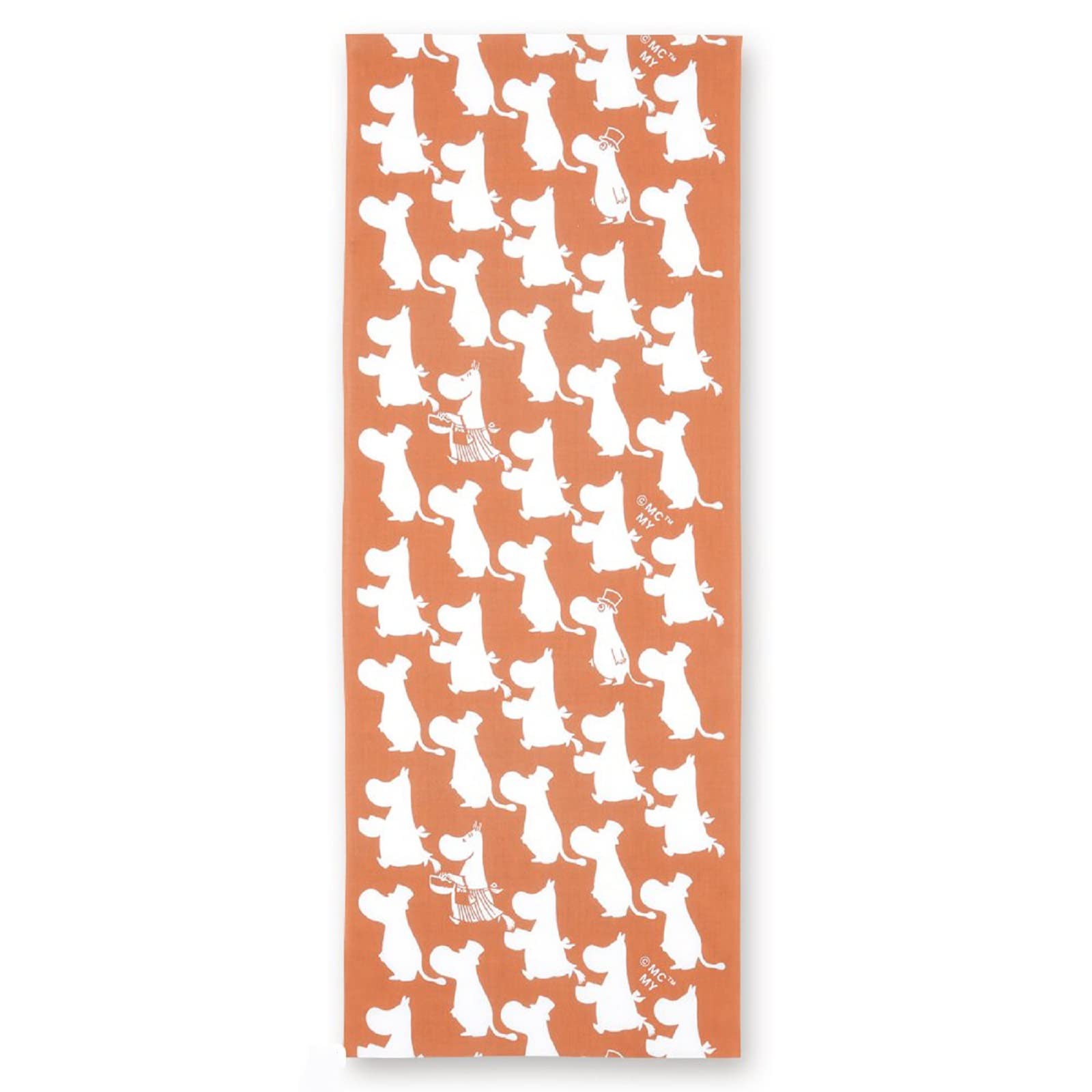 

Miyamoto Moomin Tenugui Hand Moominpappa Orange x 33 x 51043 (MOOMIN) Chū-dyed Towel, & Moominmamma, Gray, Approx. 90cm,