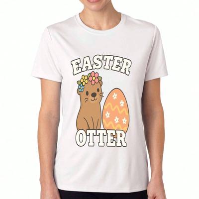 Easter Bunny Chicks Unisex Cotton T Shirt, Premium Cotton Graphic Print, Durable, Casual And Fashionable. Cute Rabbit And Chick Design For Holiday, So