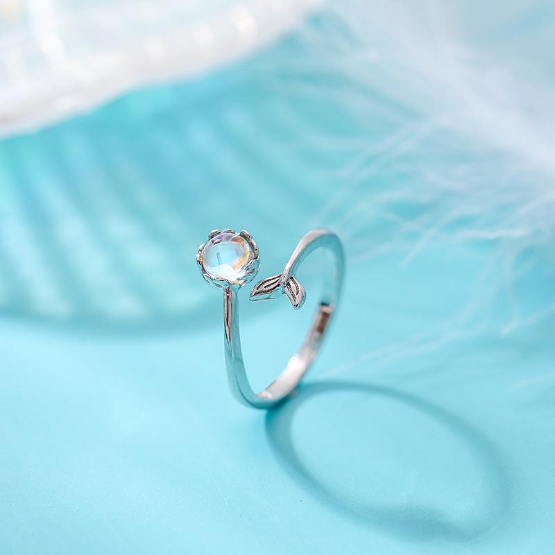 

Новые парные кольца из серебра 925 пробы «Волна» и «Рыбий хвост» - Регулируемая пара для мужчин и женщин, Модный корейский дизайн. Adjustable Open