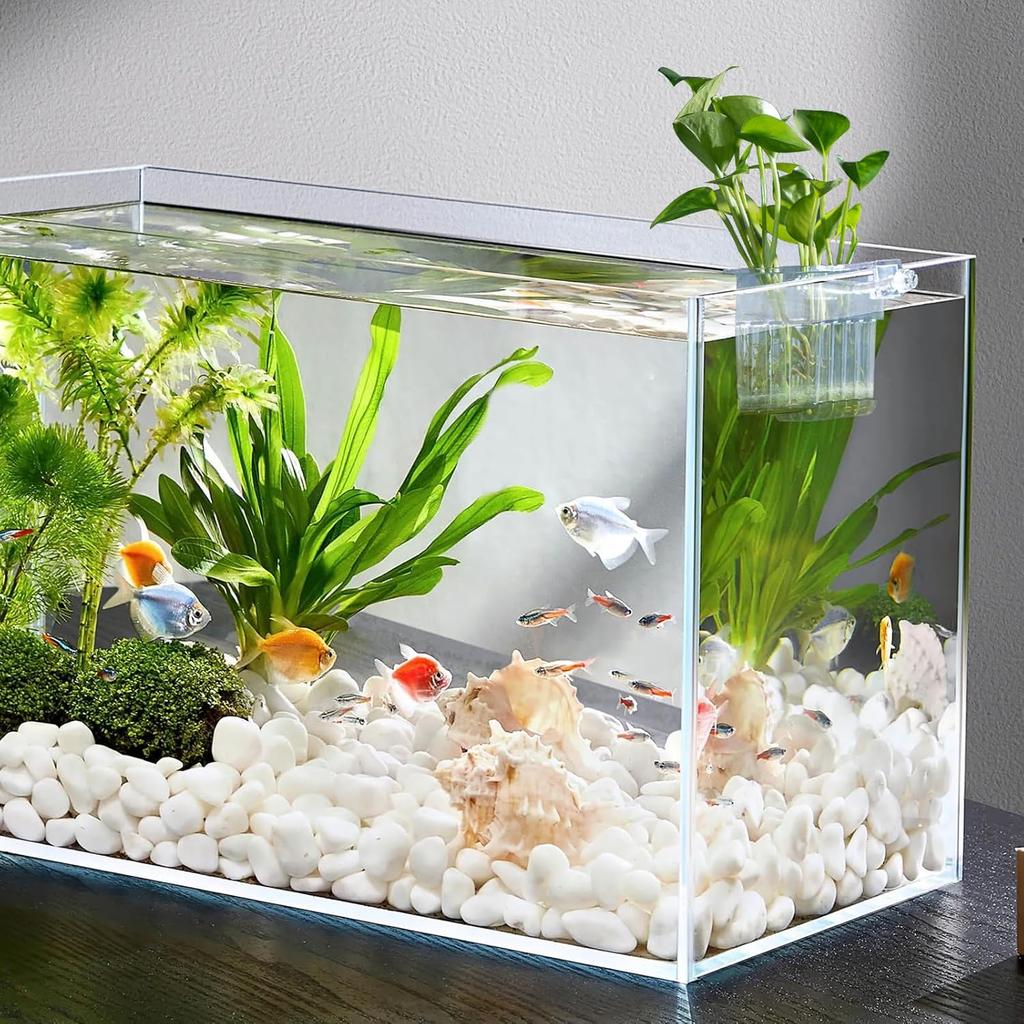 Fischblasen Aquarium Wasser Grasbecher Mehrere Pflanzen Hydrokultur Hydrokultur Pflanzkorb für Aquarium Landschaft