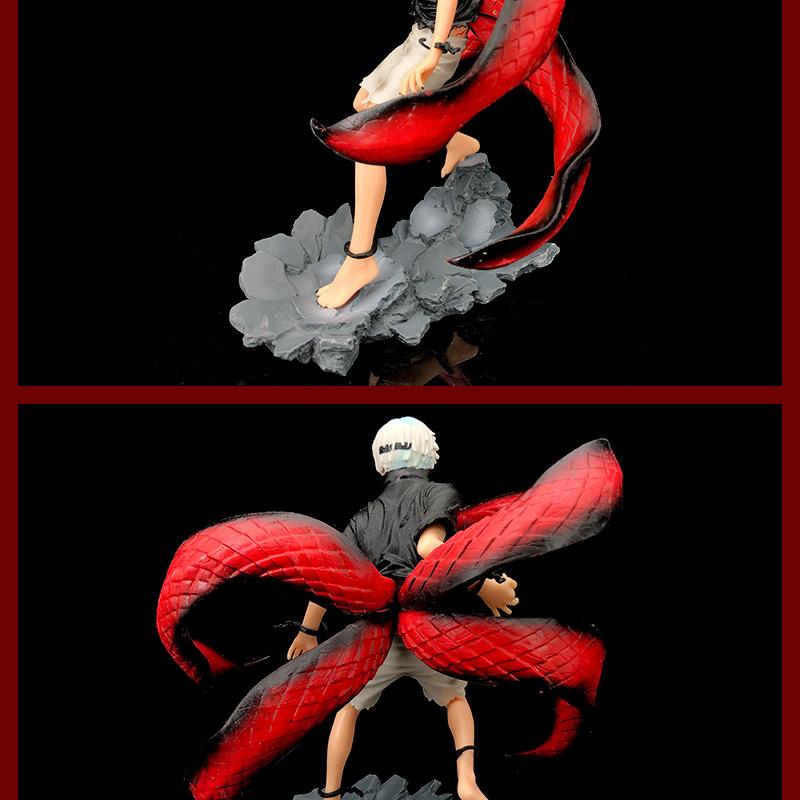 Anime Tokyo Ghoul Ghoul Figur Maske Hundertfüßer Kann Gesicht Ändern Jin Muken Figur Cartoon Schreibtisch Dekor Ornament Modell Geschenk