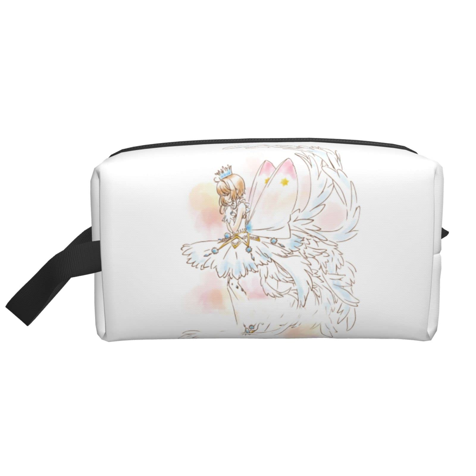 

Cardcaptor Sakura Макияж Стильная Косметика Большой Маленький Предмет Бизнес Хранение Хранение Косметики [LDU] Сумочка, Сумочка, Портативный, Функциональный, Вместительный, белый