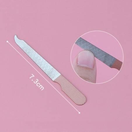 Ecarla Zestaw Akcesoriów Do Manicure W Etui Różowa Świnka Ak07