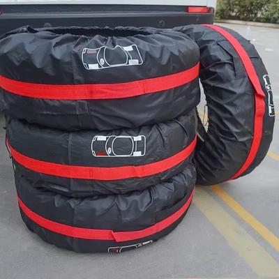 Universal Car Spare Tire Covers Case Auto Wheel Tires Storage Bags 210D Oxford Cloth Dust-proof Protector Car Tire Accessories