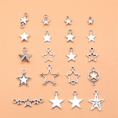 20 stk/sett Star Charms Tilbehør til smykker Søte ting Trend
