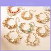 Bohemian Flower Pendant Bracelet With Multilayer Beads For Women