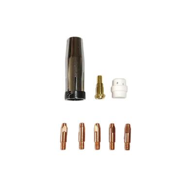 24KD Düse Kontakt Tipps Halter Gas Diffusor MIG/MAG Schweißen Zubehör Taschenlampe 0.8/1.0/1,2mm Für Binzel