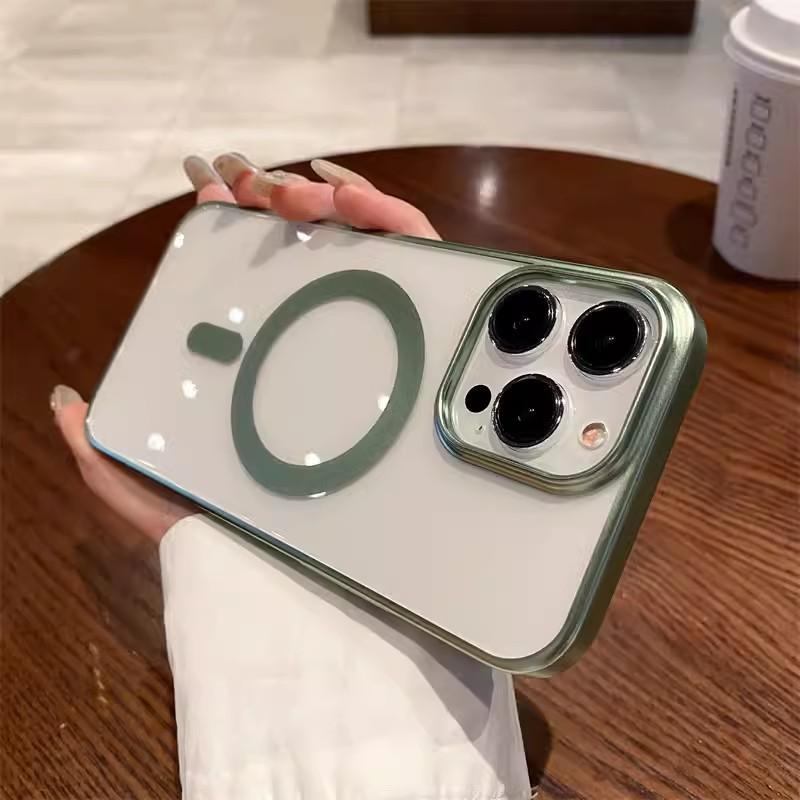 Applicable To Apple 15 Matte PC Phone Case 14 Magnetic Wireless Charging 13 Simple and Atmospheric 12 Advanced Anti Fall Protection Case