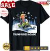 Funny Trump Rides Again Snowmobile Fun Winter Humor Unisex T-Shirt