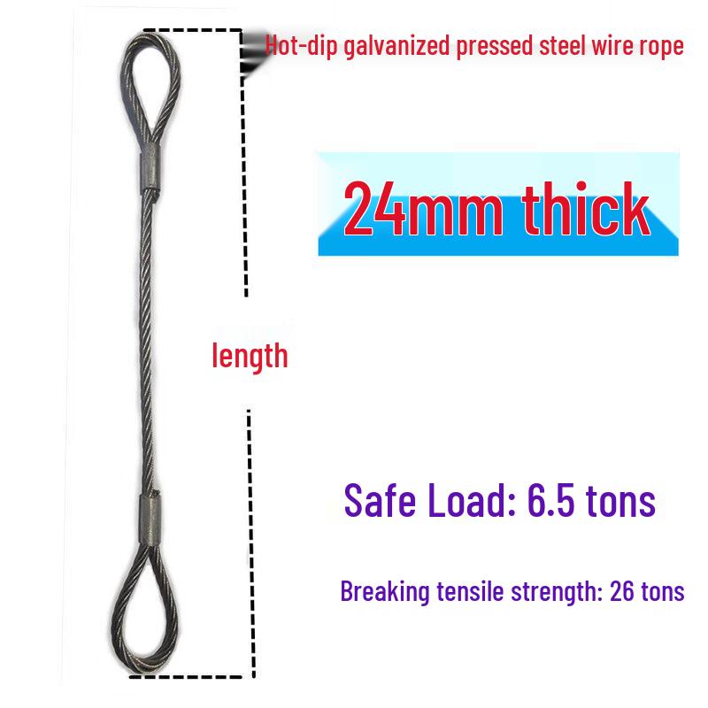 Hot-Dip Galvanized Stainless Steel Wire Rope Sling