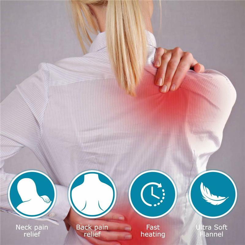 Moist Neck Shoulder Back Warmer Winter Electric Heating Pad Heating Pad Pain Relief Heat Therapy Temperature Controller EU US