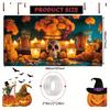 One 2D Flat Polyester Banner for the Day of the Dead Garage  Large Outdoor Garage Festival Appearance Decoration